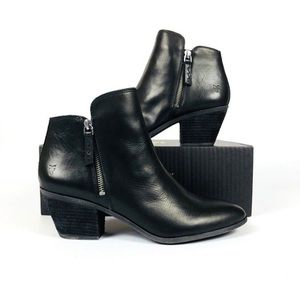 FRYE Ankle Zip Women’s Booties Black Leather